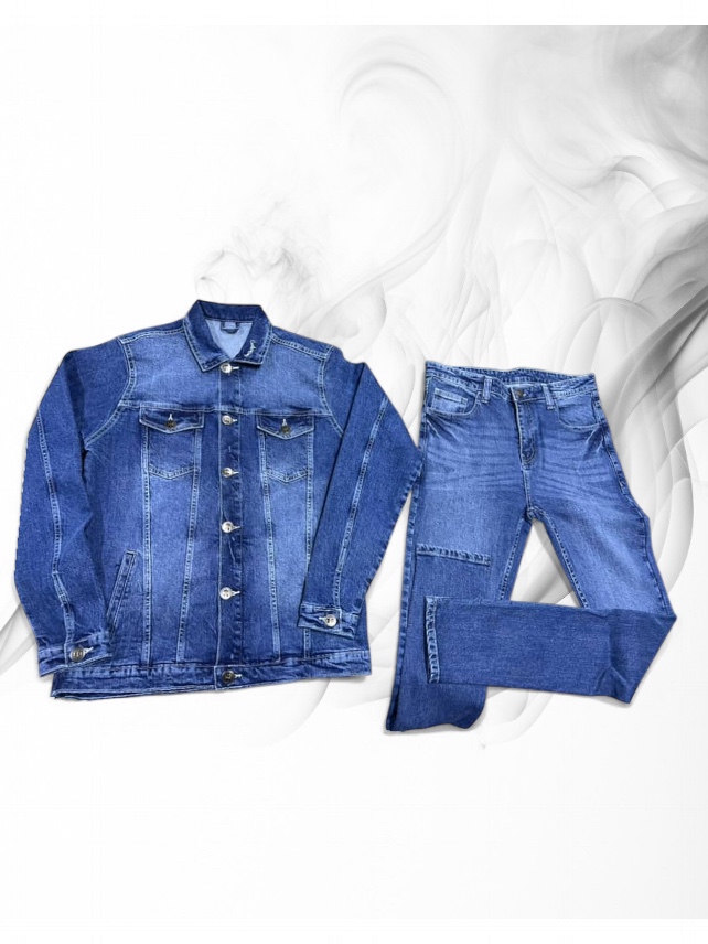 Blue Vintage Denim Set